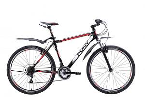 Велосипед FURY Kanto черный/красный/белый 18&quot;