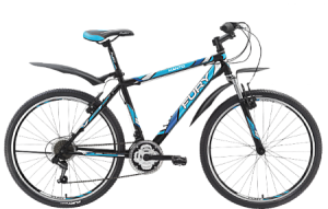 Велосипед FURY Kanto черный/синий/белый 18&quot;