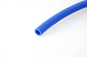 Промрукав Труба гофрир. ПП Строительная безгалог. (HF) д.20 (PR02.0048)-Синяя 100м