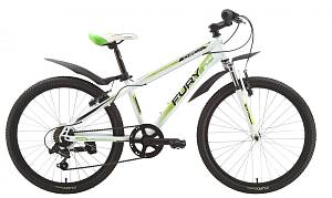 Велосипед FURY Ichiro 24 белый/зеленый/черный