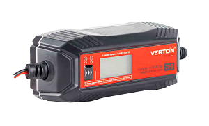 Зарядное устройство VERTON Energy ЗУ- 5 (230/50 В/Гц,мощн.60Вт.,напряж.аккум.6/12 В.,емкость обсл.аккум.1,2-120Ач.,раб.темп.(-20)-(+40) С, LCD) 20шт/уп