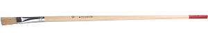 STAYER UNIVERSAL, 11 мм, светлая натуральная щетина, деревянная ручка, все виды ЛКМ, плоская тонкая кисть (0124-10)