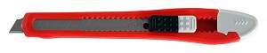 Нож ЗУБР "СТАНДАРТ" с сегментированным лезвием, корпус из AБС пластика, сдвижной фиксатор, сталь У8А, 9мм 09151