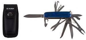 Нож ЗУБР "ЭКСПЕРТ" складной многофункциональный, пластиковая рукоятка, "16 в 1" 47786